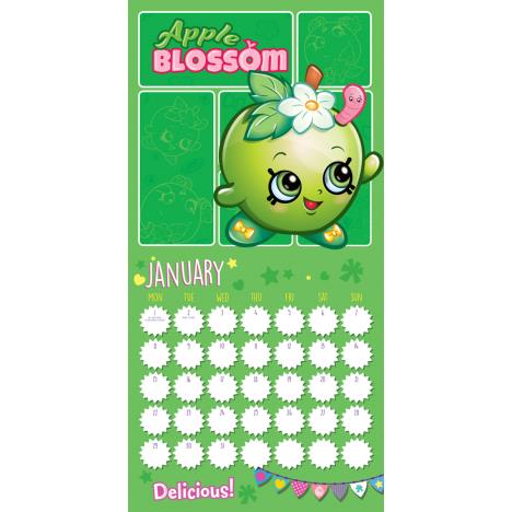 Shopkins Official 2018 Square Calendar Extra Image 2